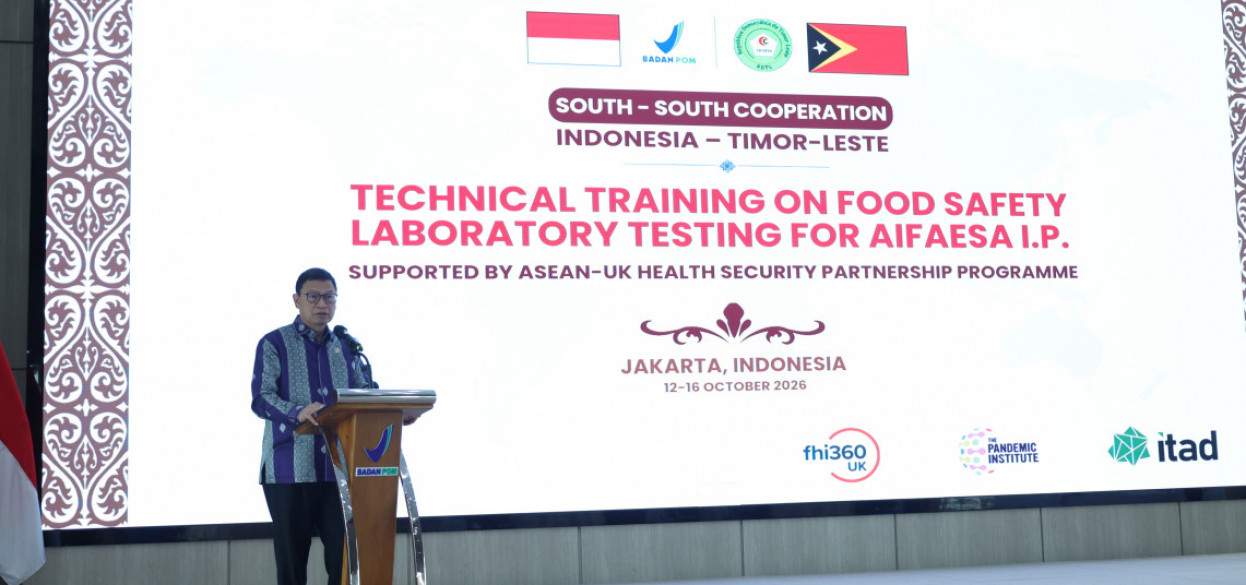 BPOM Dukung Penguatan Kapasitas Laboratorium Keamanan Pangan AIFAESA Timor-Leste
